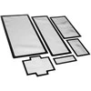 Demciflex dust filter set for Fractal Design R5 – juodos spalvos