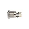 DimasTech Vandalism switch/button 19mm, Silverline Dot – RGB