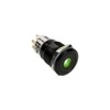 DimasTech vandalizmo jungiklis/mygtukas 19 mm, juodos spalvos taškinis RGB