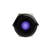 DimasTech vandalizmo jungiklis/mygtukas 19 mm, juodos spalvos taškinis RGB