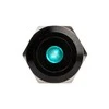 DimasTech vandalizmo jungiklis/mygtukas 22 mm, juodos spalvos taškinis RGB