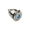 DimasTech Vandalism switch/button 25mm, Silverline Dot – RGB