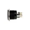 DimasTech Vandalism switch/button 25mm, Blackline Dot – RGB