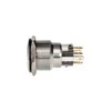 DimasTech Vandalism Button 22mm, Silverline Dot – RGB