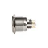 DimasTech Vandalism Button 25mm, Silverline Dot – RGB