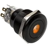 DimasTech vandalizmo jungiklis/mygtukas 22 mm, juodos spalvos taškinis RGB