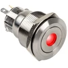 „DimasTech“ vandalizmo jungiklis/mygtukas 22 mm, „Silverline Dot“ – RGB