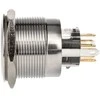 DimasTech Vandalism switch/button 25mm, Silverline Dot – RGB