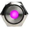 „DimasTech“ vandalizmo jungiklis/mygtukas 19 mm, „Silverline Dot“ – RGB