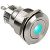 DimasTech Vandalism Button 22mm, Silverline Dot – RGB