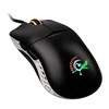 Ducky Feather Black &amp; White pelė žaidimams su Omron Switch