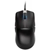Ducky Feather Black &amp; White pelė žaidimams su Omron Switch