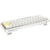 Ducky One 2 Pro Mini Baltas Edition žaidimų klaviatūra RGB LED – Cherry Mėlyna US išdėstymas