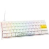 Ducky One 2 Pro Mini Baltas Edition žaidimų klaviatūra RGB LED – Cherry Mėlyna US išdėstymas