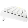 Ducky One 2 Pro Mini Baltas Edition žaidimų klaviatūra RGB LED – Cherry Mėlyna US išdėstymas