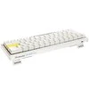 Ducky One 2 Pro Mini Baltas Edition žaidimų klaviatūra, RGB LED – Gateron Geltona US išdėstymas
