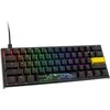 Ducky One 2 Pro Mini žaidimų klaviatūra RGB LED – Cherry Silent Raudona US išdėstymas