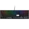 Ducky One 2 su pašvietimu PBT žaidimų klaviatūra MX-Juodas, RGB LED – juodos spalvos US išdėstymas