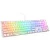 Ducky One 3 Aura Baltas žaidimų klaviatūra, RGB LED – MX-Mėlyna US išdėstymas
