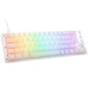 Mėlyna Ducky One 3 Aura Baltas SF Klaviatūra žaidimams, RGB LED - MX-Mėlyna