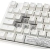 Ducky One 3 Classic Pure Baltas žaidimų klaviatūra, RGB LED – MX-Speed-Sidabrinis US išdėstymas