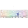 Ducky One 3 Classic Pure Baltas Klaviatūra žaidimams, RGB LED - MX-Clear