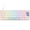 Klaviatūra Ducky Ducky One 3 Classic grynai baltas mini žaidimų klaviatūra, RGB LED - MX-Speed-Sidabrinis