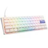 Ducky One 3 Classic Pure Baltas Mini žaidimų klaviatūra, RGB LED - MX-Raudona US išdėstymas