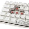 Ducky One 3 Classic Pure Baltas SF Klaviatūra žaidimams, RGB LED - MX-Silent-Raudona