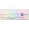 Ducky One 3 Classic Pure Baltas TKL Klaviatūra žaidimams, RGB LED - MX-Clear