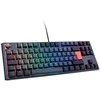 Mėlyna Ducky One 3 Cosmic Mėlyna TKL Klaviatūra žaidimams, RGB LED - MX-Ergo-Clear