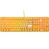 Ducky One 3 Geltona žaidimų klaviatūra, RGB LED – MX-Juodas US išdėstymas