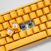Ducky One 3 Geltona mini žaidimų klaviatūra, RGB LED – MX-juoda