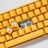 Ducky One 3 geltona mini žaidimų klaviatūra, RGB LED - MX Speed Sidabrinis