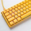Ducky One 3 Geltona SF žaidimų klaviatūra, RGB LED – MX-Clear US išdėstymas