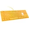 Ducky One 3 geltona TKL žaidimų klaviatūra, RGB LED - MX-red