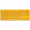 Mėlyna Ducky One 3 Geltona TKL Klaviatūra žaidimams, RGB LED - MX-Mėlyna