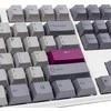 Ducky One 3 Mist Pilkas žaidimų klaviatūra, RGB LED – MX-Silent-Raudona US išdėstymas