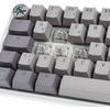 Klaviatūra Ducky Ducky One 3 Mist Pilkas Mini Klaviatūra žaidimams, RGB LED - MX-Speed-Sidabrinis