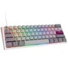 Klaviatūra Ducky Ducky One 3 Mist Pilkas Mini Klaviatūra žaidimams, RGB LED - MX-Raudona (US)