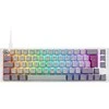 Ducky One 3 Mist Pilkas SF Klaviatūra žaidimams, RGB LED - MX-Ergo-Clear