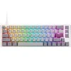 Ducky One 3 Mist Pilkas SF žaidimų klaviatūra, RGB LED – MX-Mėlyna US išdėstymas