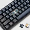 Ducky One 3 Pro Mini Nazca Line žaidimų klaviatūra, mechaninė, 8,000 Hz, Hot Swap, RGB – Cherry MX2A Mėlyna, ANSI US išdėstymas