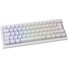 Klaviatūra Ducky One X Mini Belaidė klaviatūra žaidimams indukcyjny Hot Swap RGB - Inductive Switch ISO (DE) balta