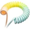 Klaviatūra Ducky Premicord Cotton Candy Coiled Cable susuktas klaviatūros laidas, USB-C į USB-A – 1,8m