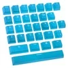 Ducky Rubber Keycap Set, guminiai pakaitiniai klavišai klaviatūrai, 31vnt. Mėlyni