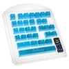 Ducky Rubber Keycap Set, guminiai pakaitiniai klavišai klaviatūrai, 31vnt. Mėlyni