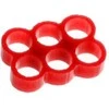 E22 6 lizdų slaptos kabelio šukos – raudonos