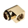 Ek Water Blocks Ek Vanduo Blocks EK Vanduo Blocks EK-Torque Micro Adapteris 90 Degree G1/4 inch Male to G1/4 inch Female - Rotatable, auksinis