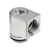 Ek Water Blocks Ek Vanduo Blocks EK Vanduo Blocks EK-Torque Micro Adapteris 90 Degree G1/4 Inch Male to G1/4 Inch Female – Rotatable, Satin Titanium